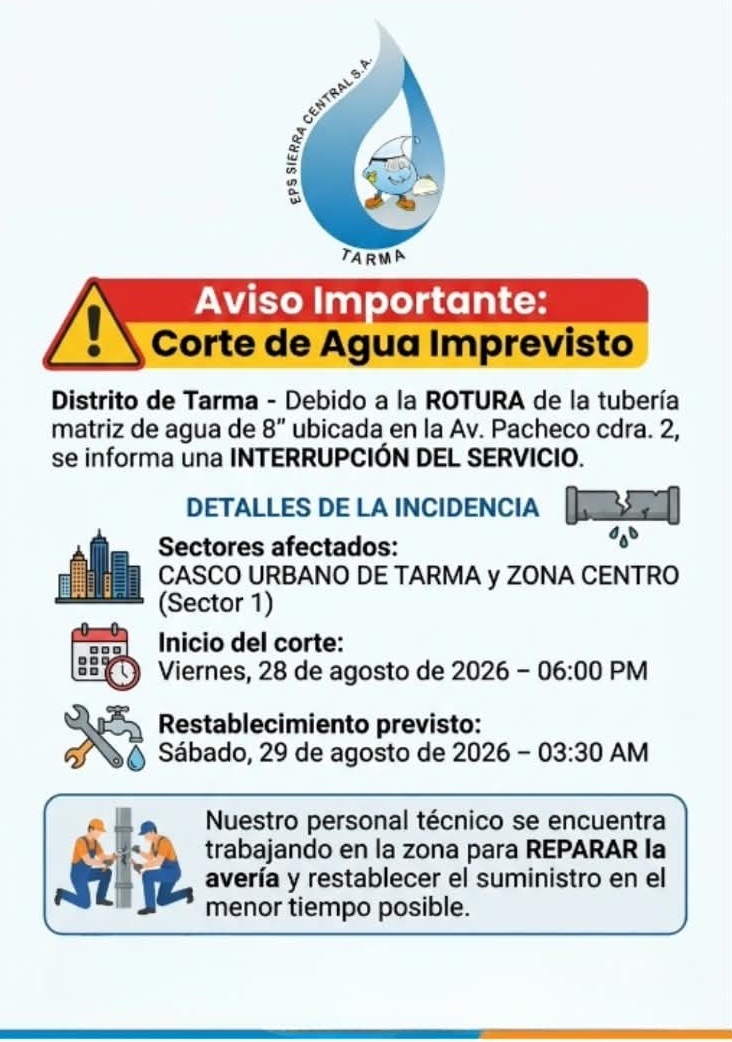 Mantenimiento de linea de conduccion
