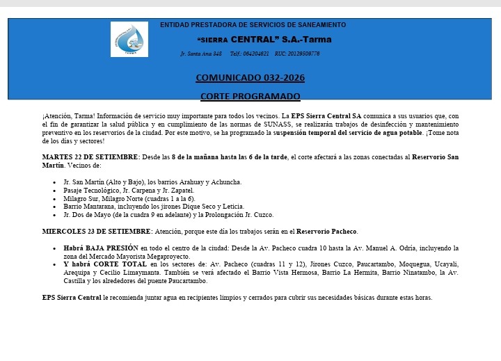 Mantenimiento de linea de conduccion